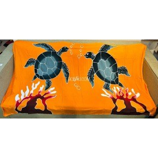 New Design Rayon Sarong Pareo Hand Painting by Balinese Artisans